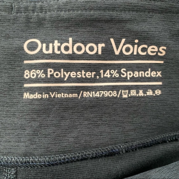 Outdoor Voices 3/4 Two-Tone Warmup Leggings XS NWT - Picture 8 of 10